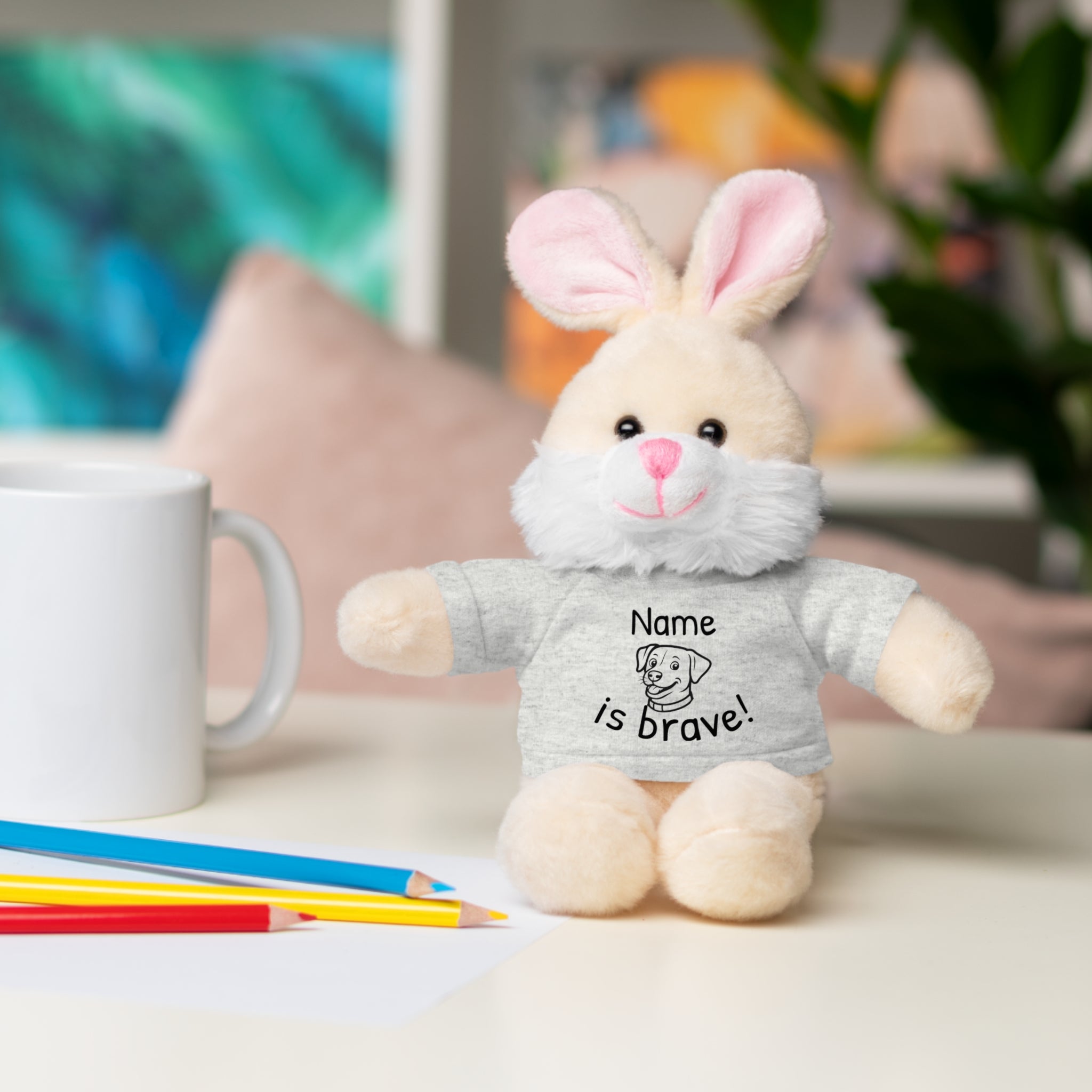 Personalized Stuffed Bunny for Kids - Juniper's Bunny