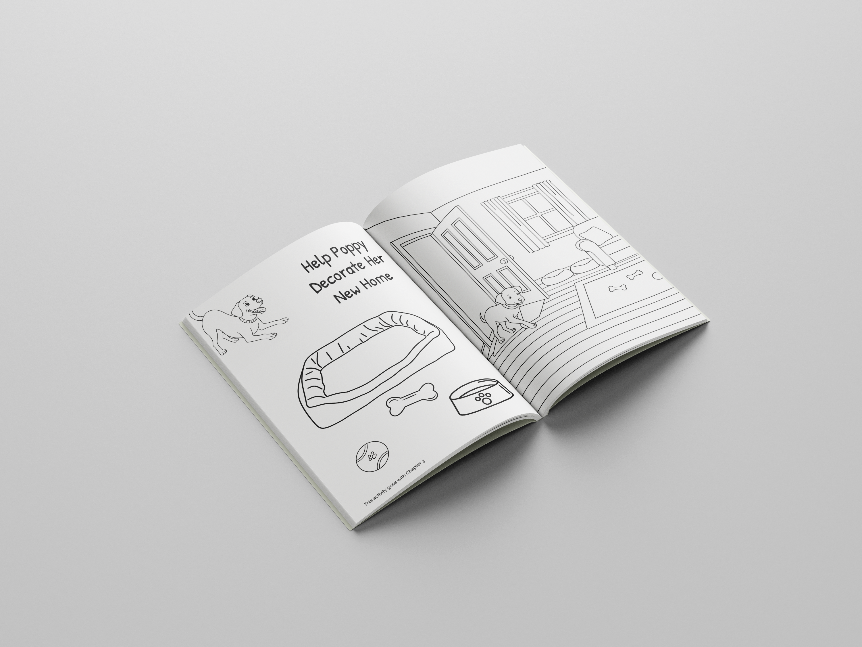 The Adventures of Poppy: Learning to Be Brave Coloring and Activity Book