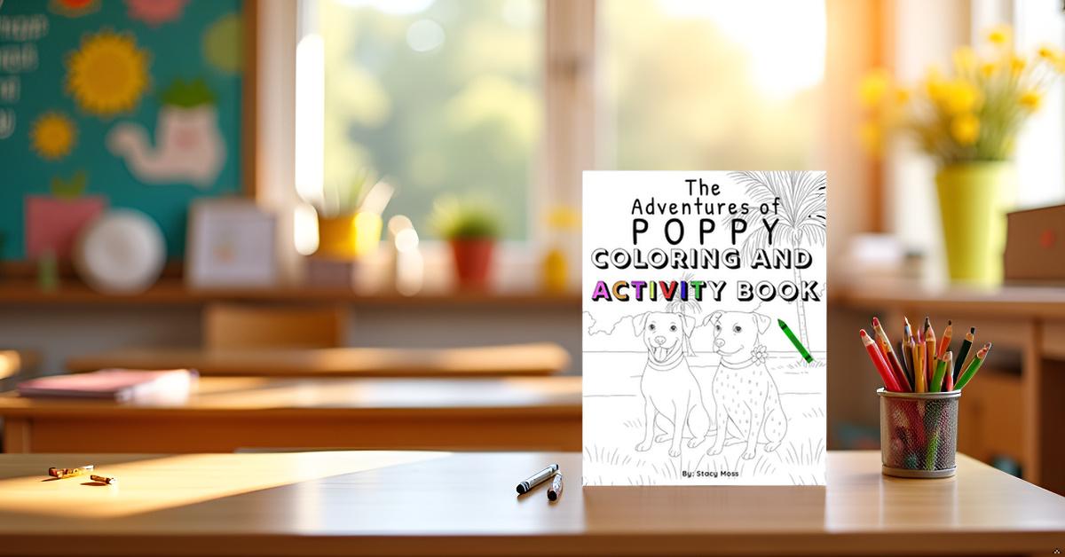 The Adventures of Poppy: Learning to Be Brave Coloring and Activity Book